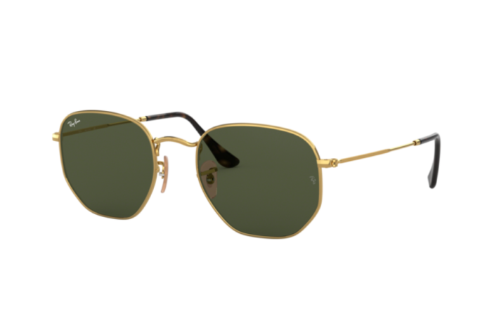 SUNGLASSES RAY-BAN HEXAGONAL FLAT LENSES RB 3548N (001)