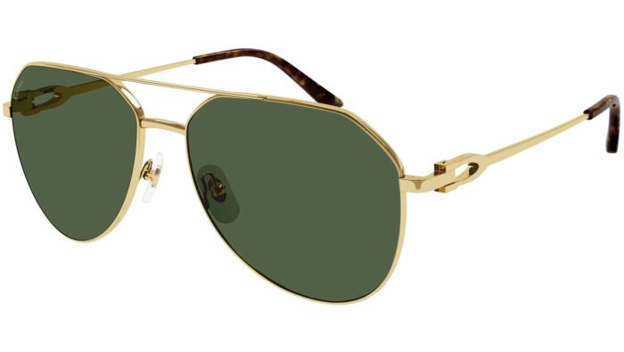 Cartier Sunglasses CT0364S 002 59-16 Gold