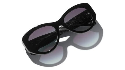 BUTTERFLY CHANEL SUNGLASSES BLACK 5492-a c.1047/s6